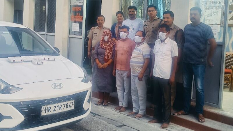  ज्वैलर्स की दुकान में चोरी की घटना को अंजाम देने वाले चार गिरफ्तार