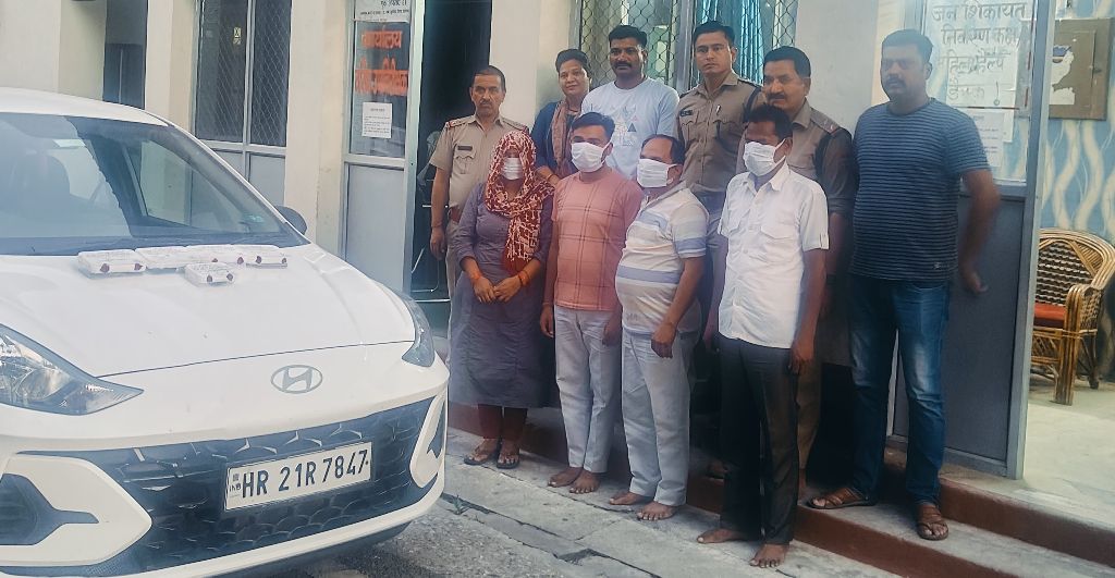  ज्वैलर्स की दुकान में चोरी की घटना को अंजाम देने वाले चार गिरफ्तार