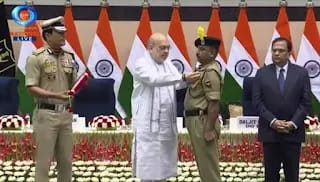 जयहिंद: कुमाऊं के दिगम्बर सिंह मनराल को मिला राष्ट्रीय पुलिस पदक,केन्द्रीय गृह मंत्री ने किया सम्मानित