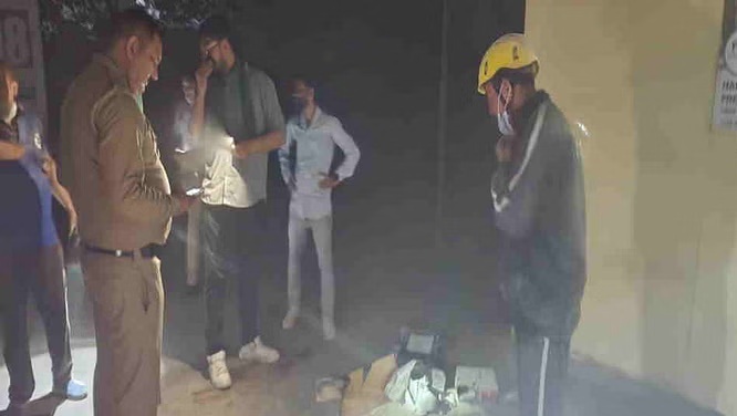 सिविल अस्पताल के स्टोर रूम में लगी आग,सारा सामान जलकर राख