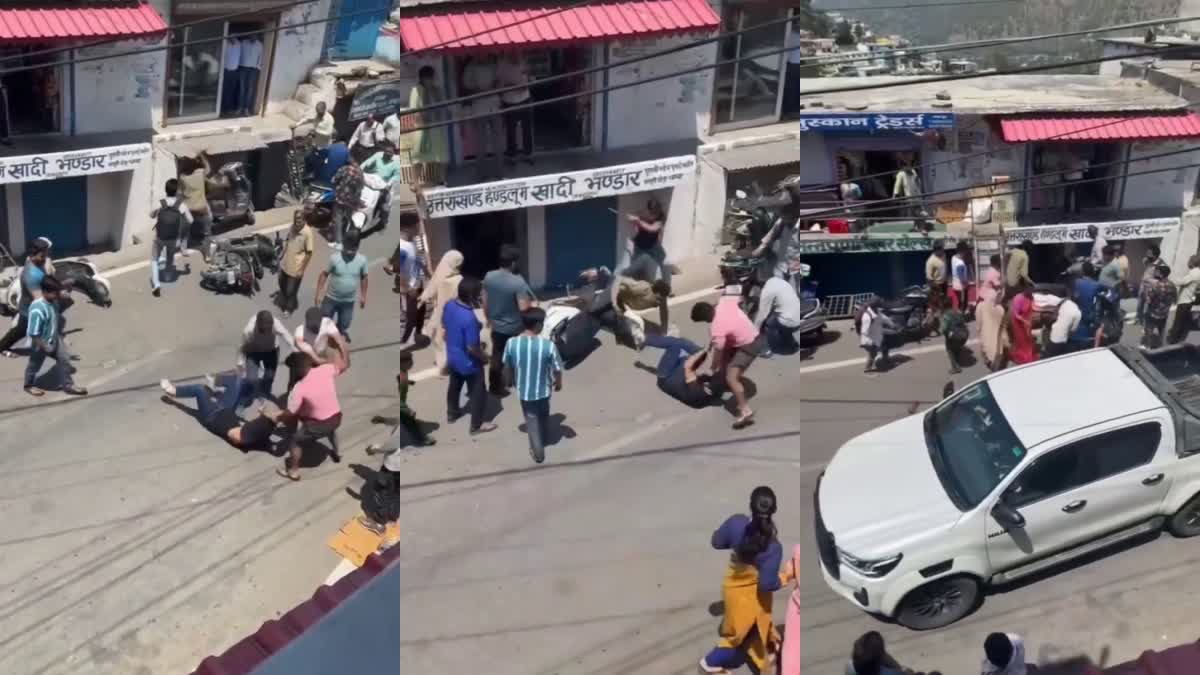 विवाद: यहां बाजार में हो गई दो पक्षों में मारपीट, जमकर चले लाठी-डंडे