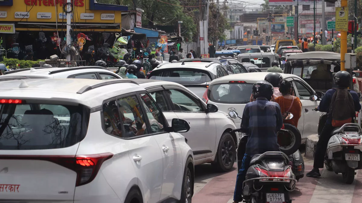  रविवार को तीर्थनगरी रही जाम से बेहाल