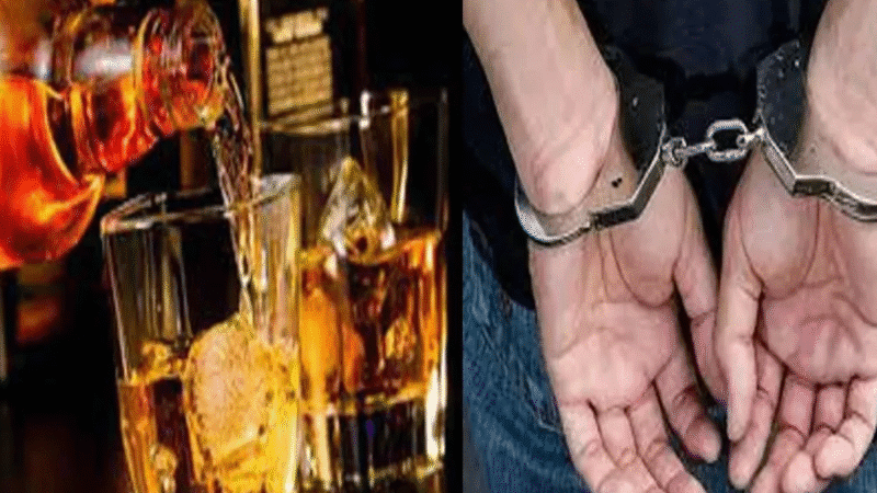 शिकंजा : पुलिस ने रेस्टोरेंट पर की छापेमारी, 16 पेटी शराब समेत मालिक गिरफ़्तार