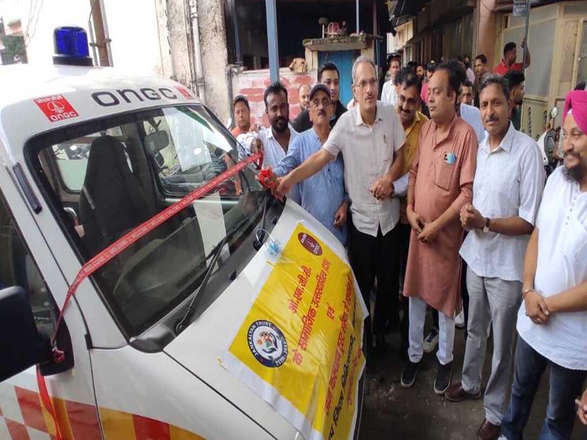 जनसेवा: उप जिला अस्पताल को भेंट की नई एंबुलेंस,ओएनजीसीव जनकल्याण ट्रस्ट का सहयोग