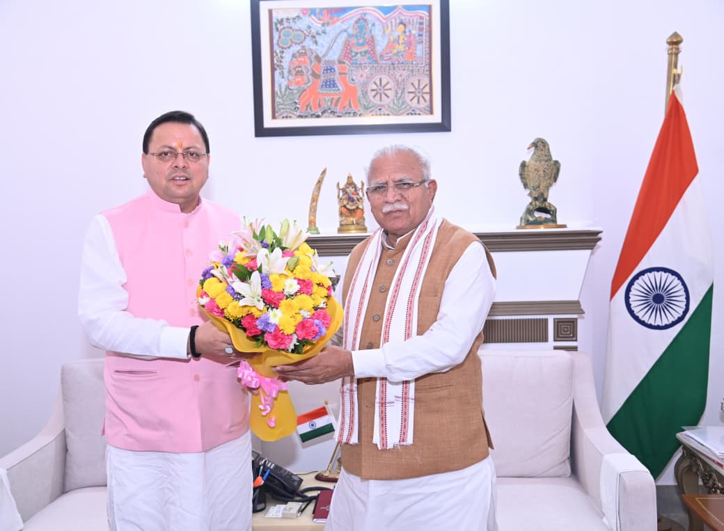 राज-काज: सीएम धामी ने केंद्रीय विद्युत मंत्री मनोहर लाल खट्टर से मिलकर राज्य से जुड़े अहम विषयों पर की चर्चा