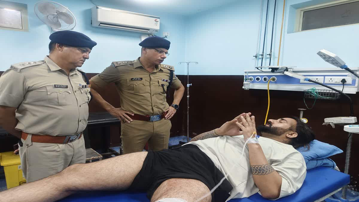 छात्रसंघ चुनाव में दहशत फैलाने का आरोपी मुठभेड़ के बाद गिरफ्तार