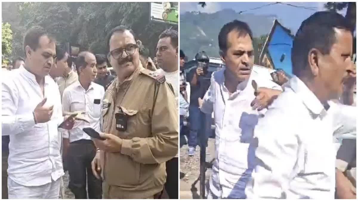 हंगामा: दून में धरना देने आ रहे निर्दलीय विधायक को मसूरी में रोका, पुलिस से हुई झड़प