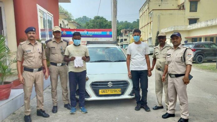 कामयाबी: पैंतालीस लाख रुपए की हेरोइन सहित दो तस्कर गिरफ्तार