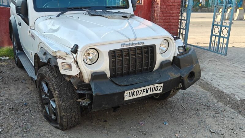 लापरवाही: थार चालक ने डूयूटी पर तैनात पुलिस कर्मियों को रौंदा, तीन की हालत गंभीर,चालक गिरफ्तार