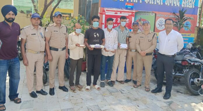 कामयाबी: हाईवे पर लूट करने के चार आरोपी गिरफ्तार, दोस्त ही निकला मास्टरमाइंड