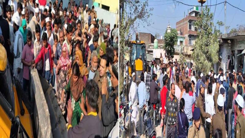 सख़्त कार्रवाई: यूजेवीएनएल ने चलाया अतिक्रमण पर बुलडोजर, 50 मकान कर दिए ध्वस्त  