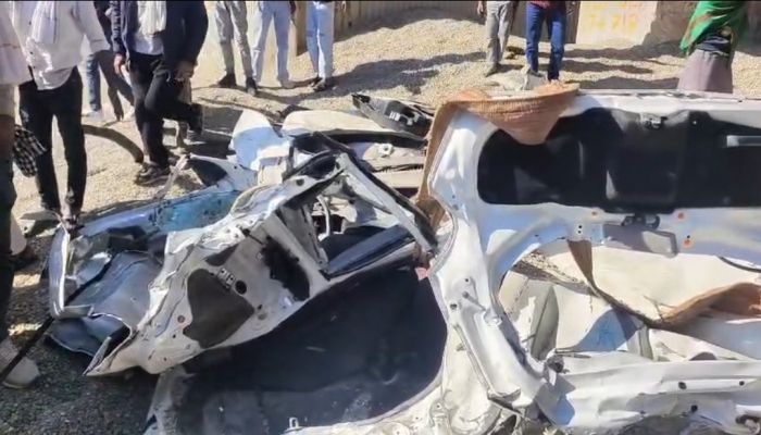 बड़ा हादसा: चलती कार पर पलट गया ओवरलोड डंपर, एक ही परिवार के 7 सदस्यों की दुखद मौत