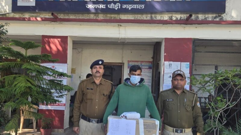 शिकंजा: पुलिस का ड्रग्स माफियाओं पर कड़ा प्रहार, मेडिकल स्टोर से भारी मात्रा में मिले नशीले कैप्सूल ज़ब्त