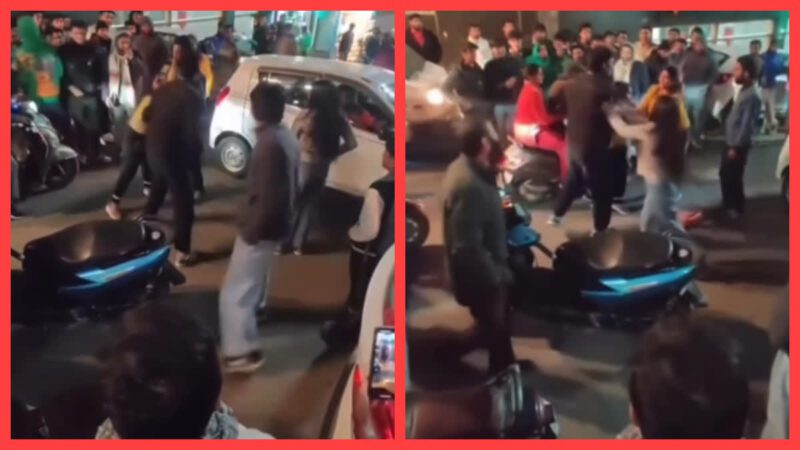 विवाद: देर रात हुआ स्पा सेंटर में बवाल, फीमेल कर्मचारी ने युवक को मारा थप्पड़