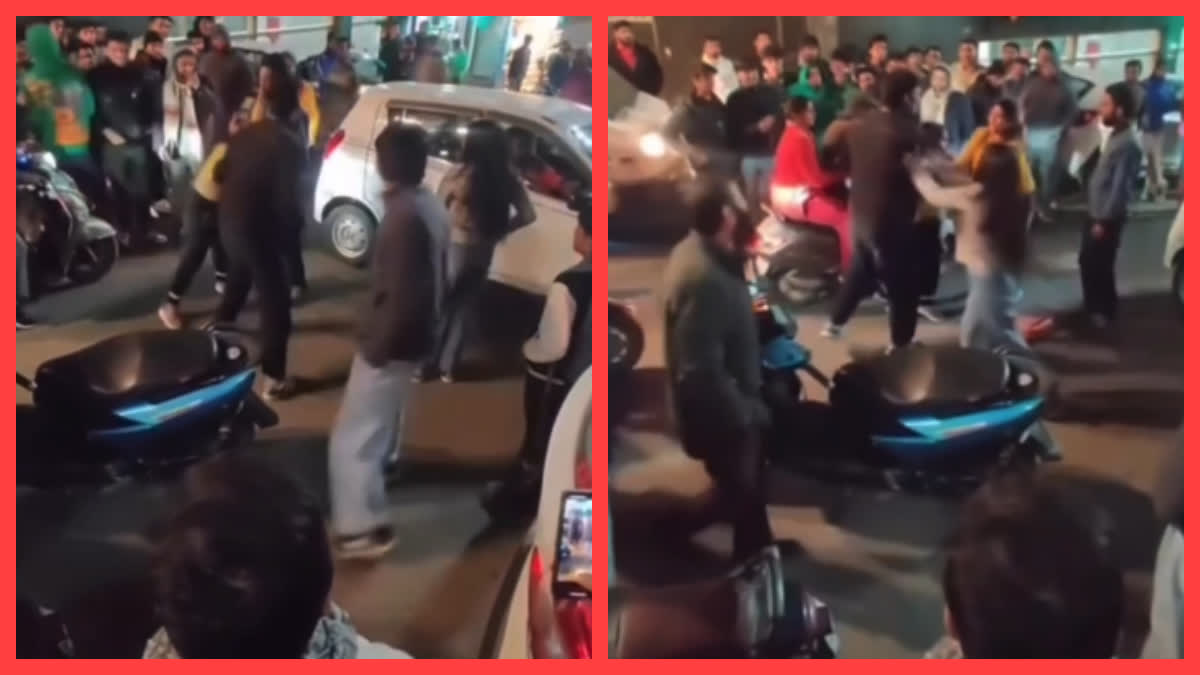 विवाद: देर रात हुआ स्पा सेंटर में बवाल, फीमेल कर्मचारी ने युवक को मारा थप्पड़