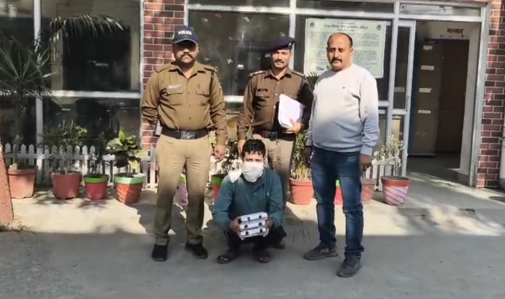 शिकंजा: 15 लाख रुपए के सोने के आभूषणों के साथ शातिर चोर गिरफ्तार