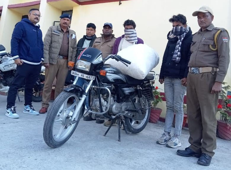 कामयाबी: सल्ट क्षेत्र में पुलिस की बड़ी कार्रवाई; दो मामलों में 29 किलो से अधिक गांजा समेत तीन गिरफ्तार