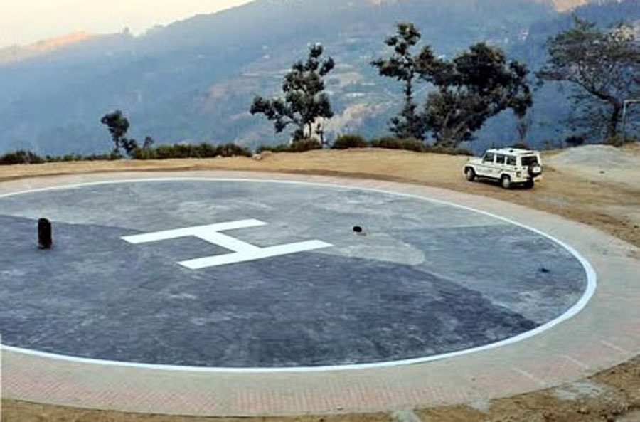 सीमांत क्षेत्रों को जोड़ने की दिशा में मुख्यमंत्री की सार्थक पहल : मंच में हेलीपैड का निर्माण कार्य पूर्ण