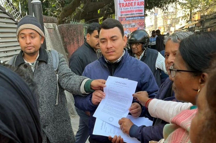 आवाज़: एलिवेटेड रोड परियोजना से उत्पन्न समस्याओं को लेकर सौपा ज्ञापन