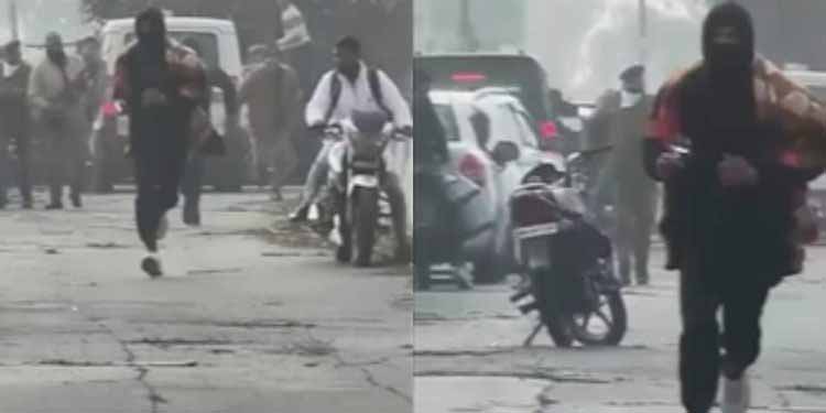 बड़ी ख़बर: बदमाशों ने दिन दहाड़े पुलिस की गाड़ी पर की फायरिंग, गैंगस्टर समेत दो पुलिसकर्मी घायल