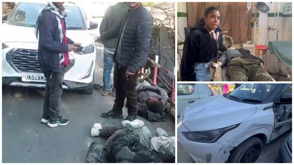 हादसा: तेज रफ्तार कार ने बरपाया कहर; तीन मजदूरों को कुचला, चालक पुलिसकर्मी मौके से फरार