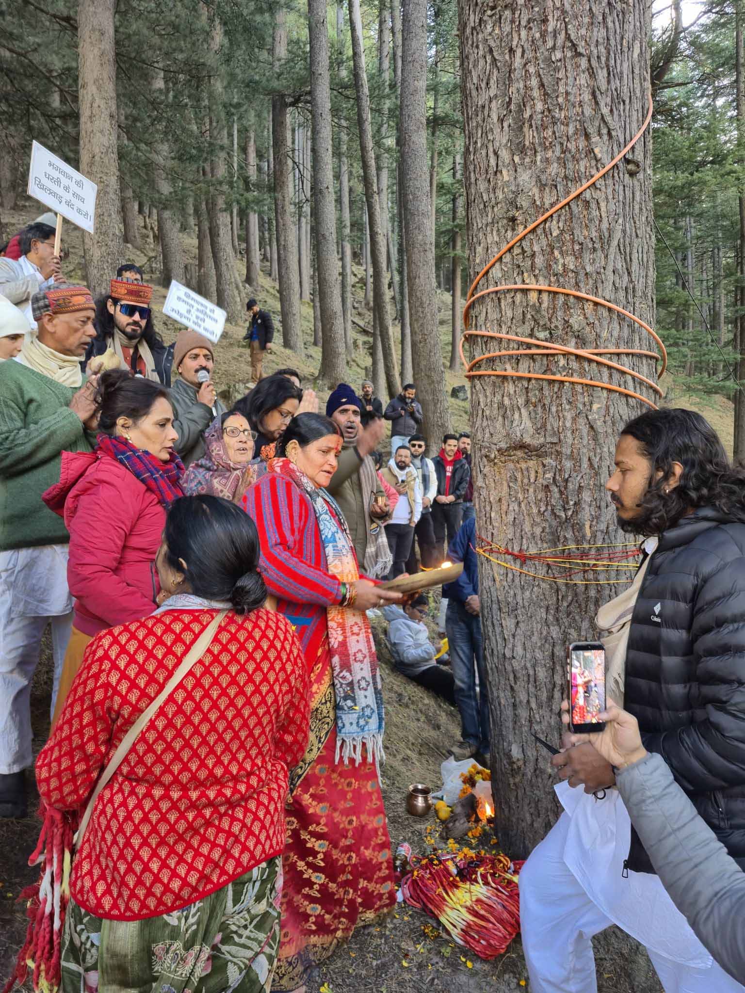राहत: गंगोत्री हाईवे पर अब नहीं कटेंगे 6 हजार पेड़; प्रभावी साबित हुआ “पेड़ों पर रक्षा सूत्र” आंदोलन