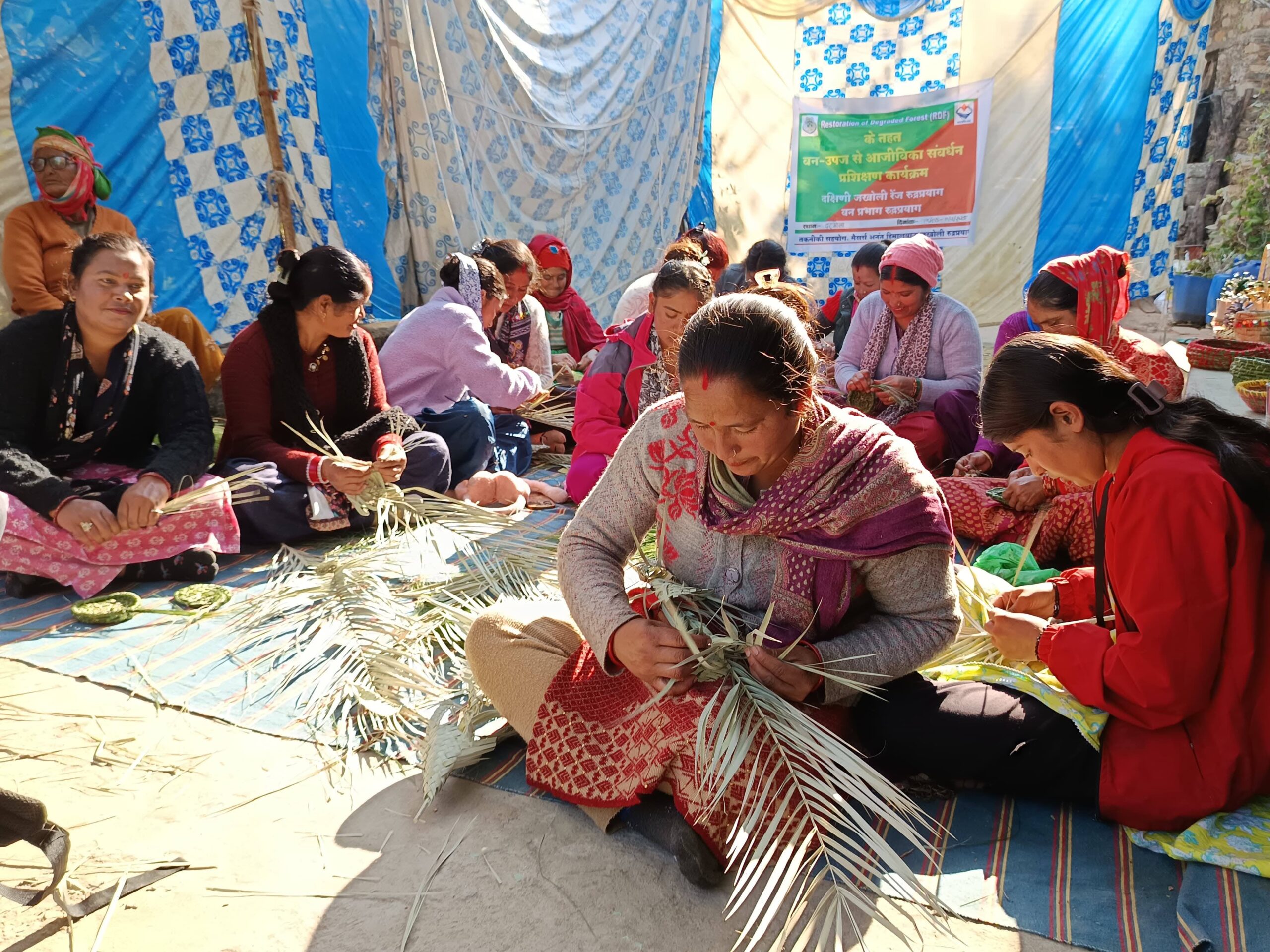 पहल: ग्रामीण महिलाओं ने सीखी वनों से आकर्षक उत्पाद तैयार करने की कला