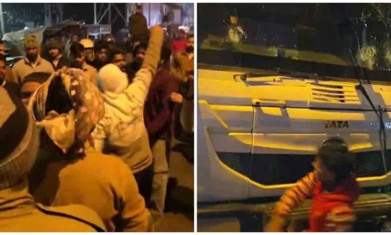 हादसा: डंपर की चपेट में आने से युवक की मौत भड़का जनाक्रोश, किया हाईवे जाम