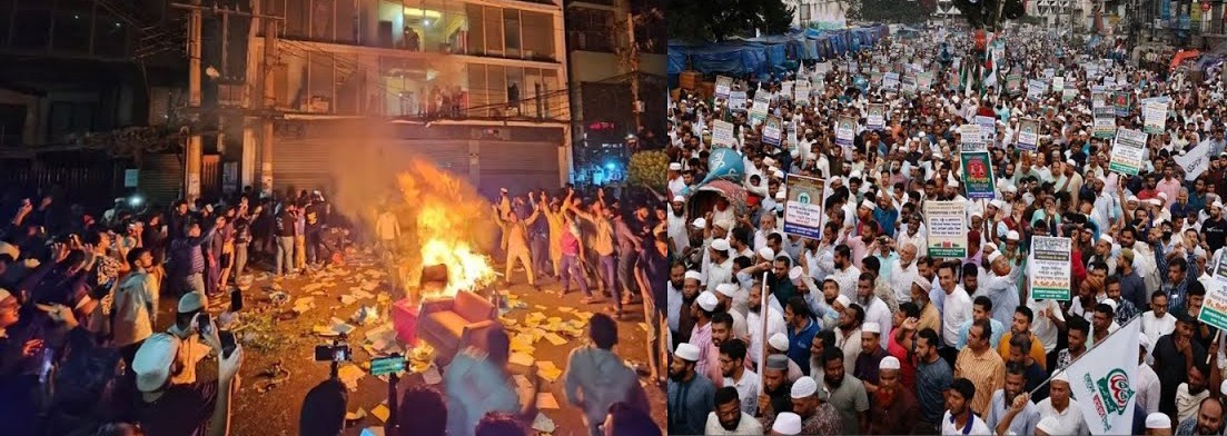 जलता लोकतंत्र : बांग्लादेश में  ‘द डेली स्टार’ और ‘प्रथम आलो’ के दफ्तर फूंके, 3 घंटे तक छत पर मौत के साए में फंसे रहे 28 पत्रकार