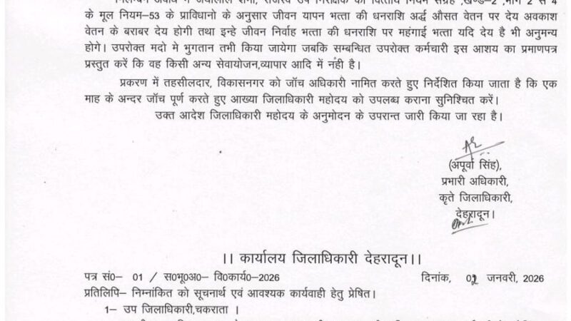 भष्टाचार की शिकायत पर डीएम का सख्त एक्शन, पटवारी निलंबित