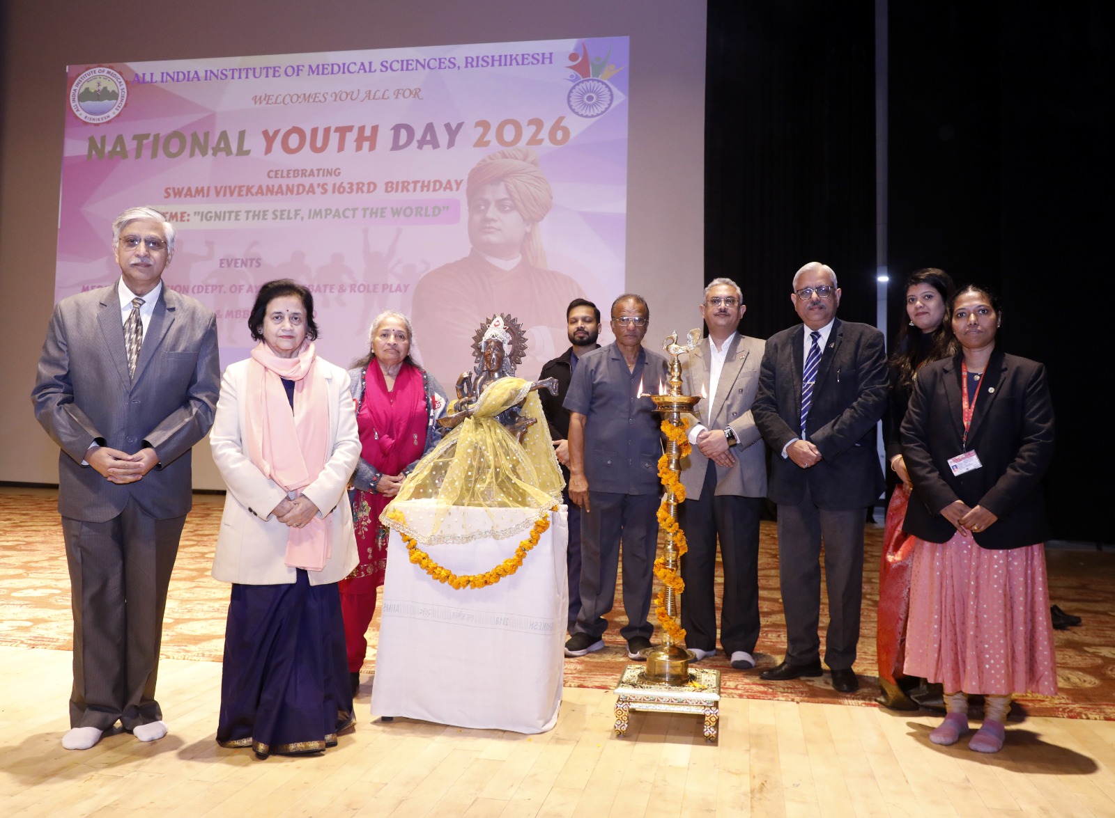 एम्स: राष्ट्रीय युवा दिवस का आयोजन, युवा वर्ग को बताया गया सकारात्मक परिवर्तन लाने में सक्षम