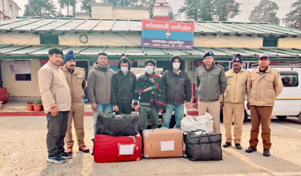 कामयाबी: नशा तस्करी विरोधी अभियान में पुलिस की बड़ी कार्रवाई, 16.57 लाख के गांजे के साथ दबोचे तीन तस्कर