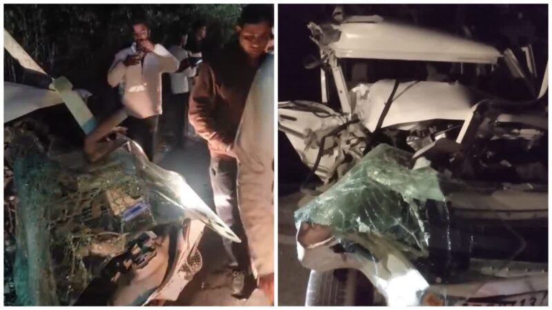 ट्रैक्टर-ट्रॉली ने बाइक सवार पिता-पुत्र को कुचला, पिता की मौत