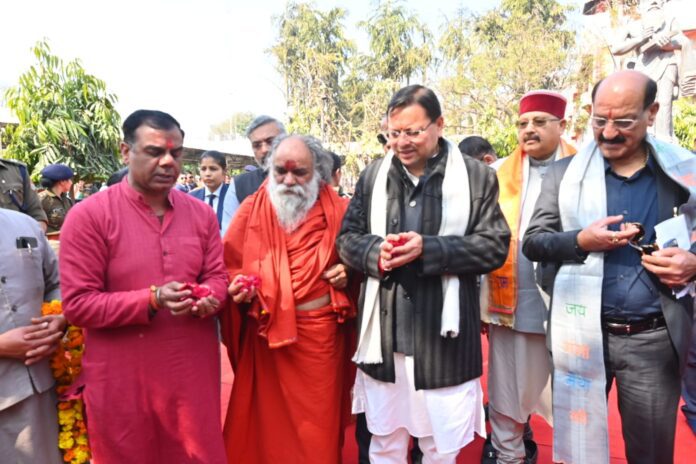 सीएम धामी ने कुम्भ मेला 2027 के लिए 34 प्रमुख अवसंरचना कार्यों का शिलान्यास किया