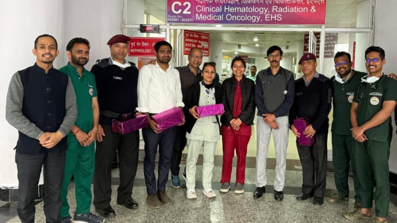 एम्स: उत्कृष्ट कार्य करने वालों को विशेष सम्मान से नवाजा, कैंसर चिकित्सा विभाग में हुआ आयोजन