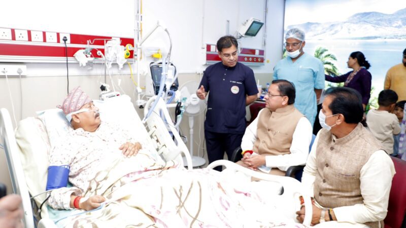 एम्स: कैबिनेट मंत्री सतपाल महाराज के स्वास्थ्य में सुधार: सीएम धामी ने अस्पताल पहुंच कर जाना हाल-चाल 