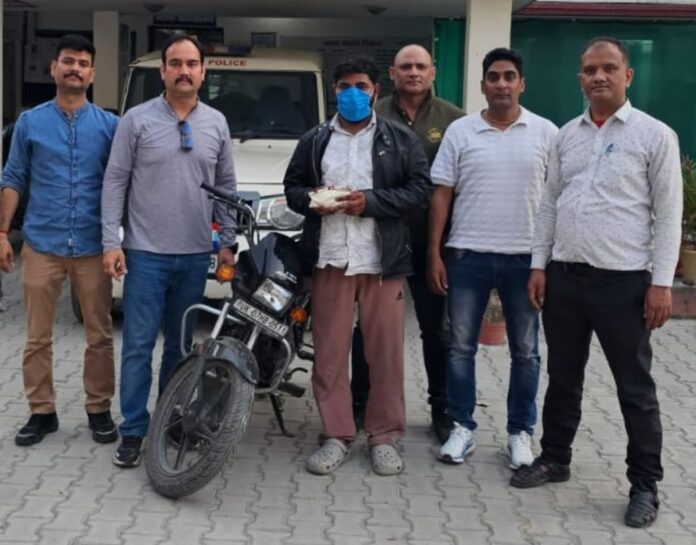 बड़ी कार्यवाहीः 144 ग्राम हेरोइन के साथ नशा तस्कर गिरफ्तार