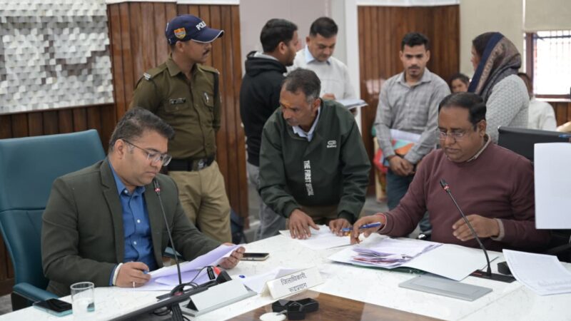 डीएम के जनता दरबार में 30 शिकायतों में 14 का निस्तारण