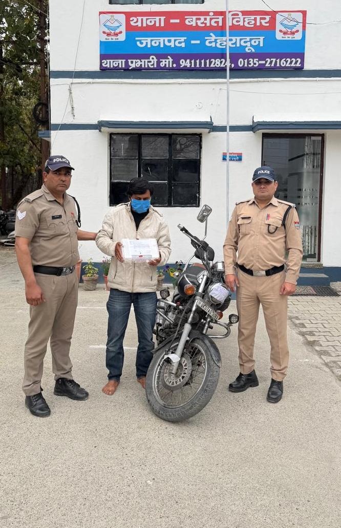 बंद मकान में हुई चोरी का खुलासा, एक गिरफ्तार