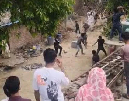 अनबन: पारिवारिक विवाद में दो पक्षों के बीच हुआ खूनी संघर्ष, लाठी-डंडे और पत्थरबाजी में कई घायल