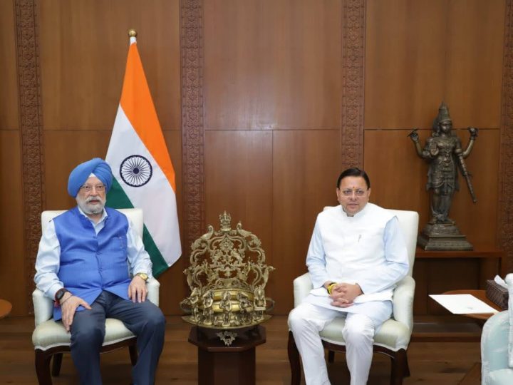 मुलाकात: मुख्यमंत्री ने चारधाम यात्रा हेतु एलपीजी आपूर्ति 100 प्रतिशत बनाए रखने का किया अनुरोध