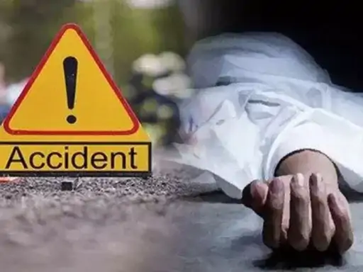 दर्दनाक: हाईवे पर अज्ञात वाहन की टक्कर से बाइक सवार युवक की मौत, साथी घायल
