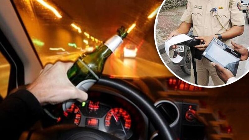सबक: शराब के नशे में चला रहा था टैक्सी, पुलिस ने चालक को गिरफ्तार कर वाहन किया सीज