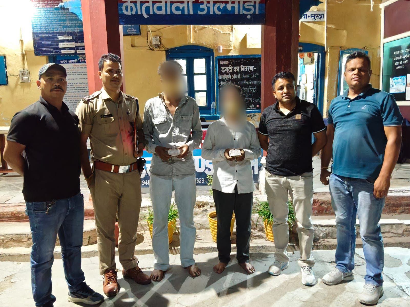 कामयाबी: ‘ऑपरेशन प्रहार’ के तहत लाखों रुपए की स्मैक समेत दो युवक गिरफ्तार