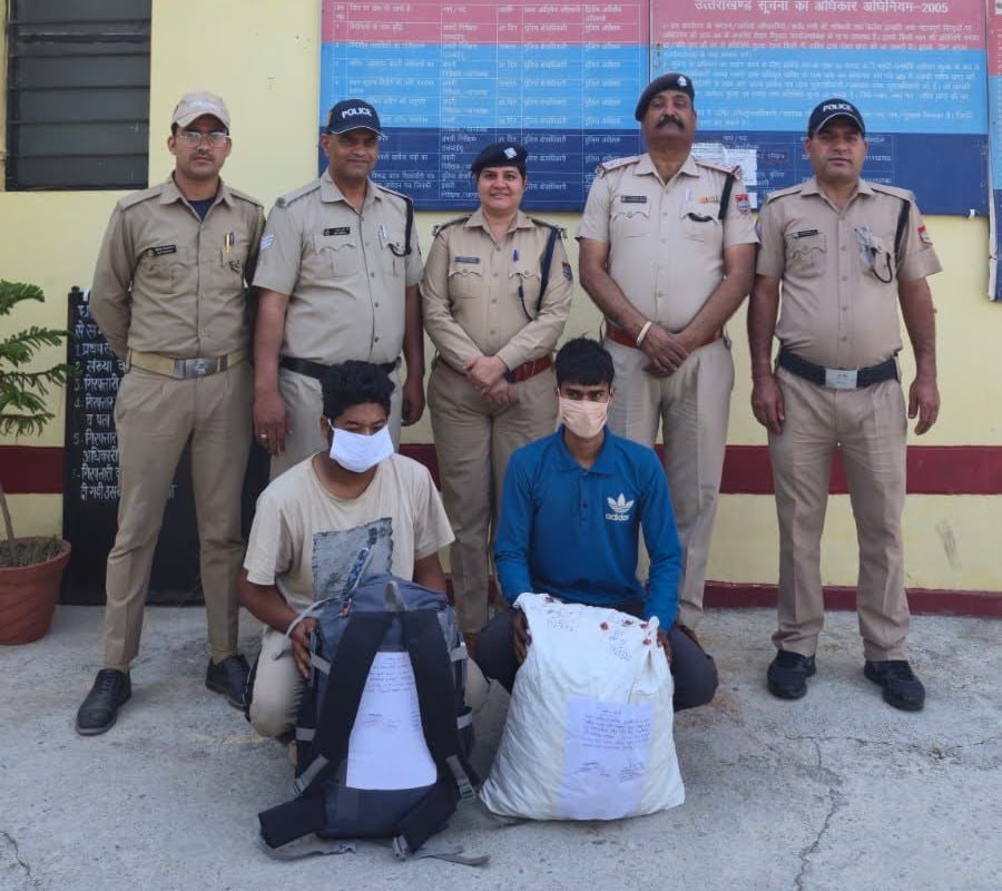शिकंजा: ऑपरेशन प्रहार के तहत 17 किलो से अधिक गांजा बरामद, दो तस्कर गिरफ्तार