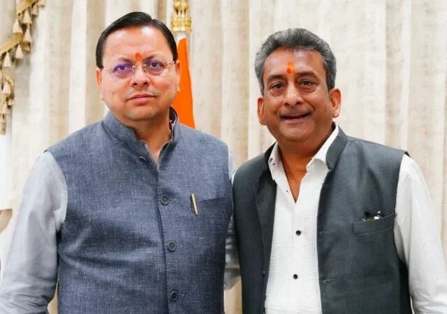 CM धामी से अभिनेता हेमंत पांडे की मुलाकात, कला-संस्कृति पर हुई चर्चा