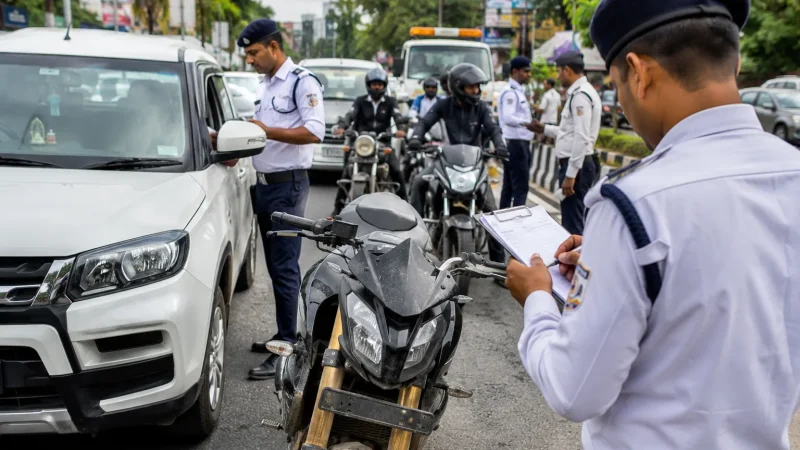 देहरादून में बिना नंबर प्लेट वाहनों पर बड़ा एक्शन, 4 महीने में 2578 चालान