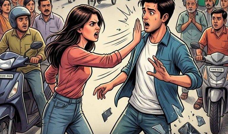 विवाद: शादी से मुकरा तीन साल पुराना प्रेमी, युवती ने उसके घर पहुंचकर काटा हंगामा