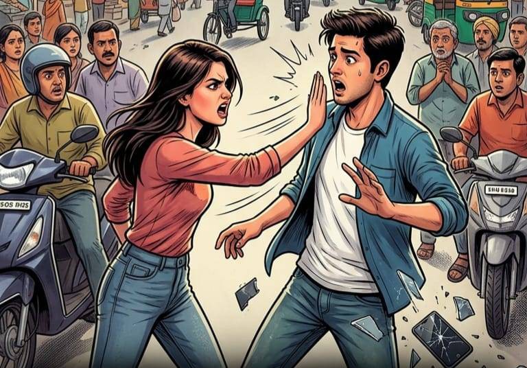 विवाद: शादी से मुकरा तीन साल पुराना प्रेमी, युवती ने उसके घर पहुंचकर काटा हंगामा