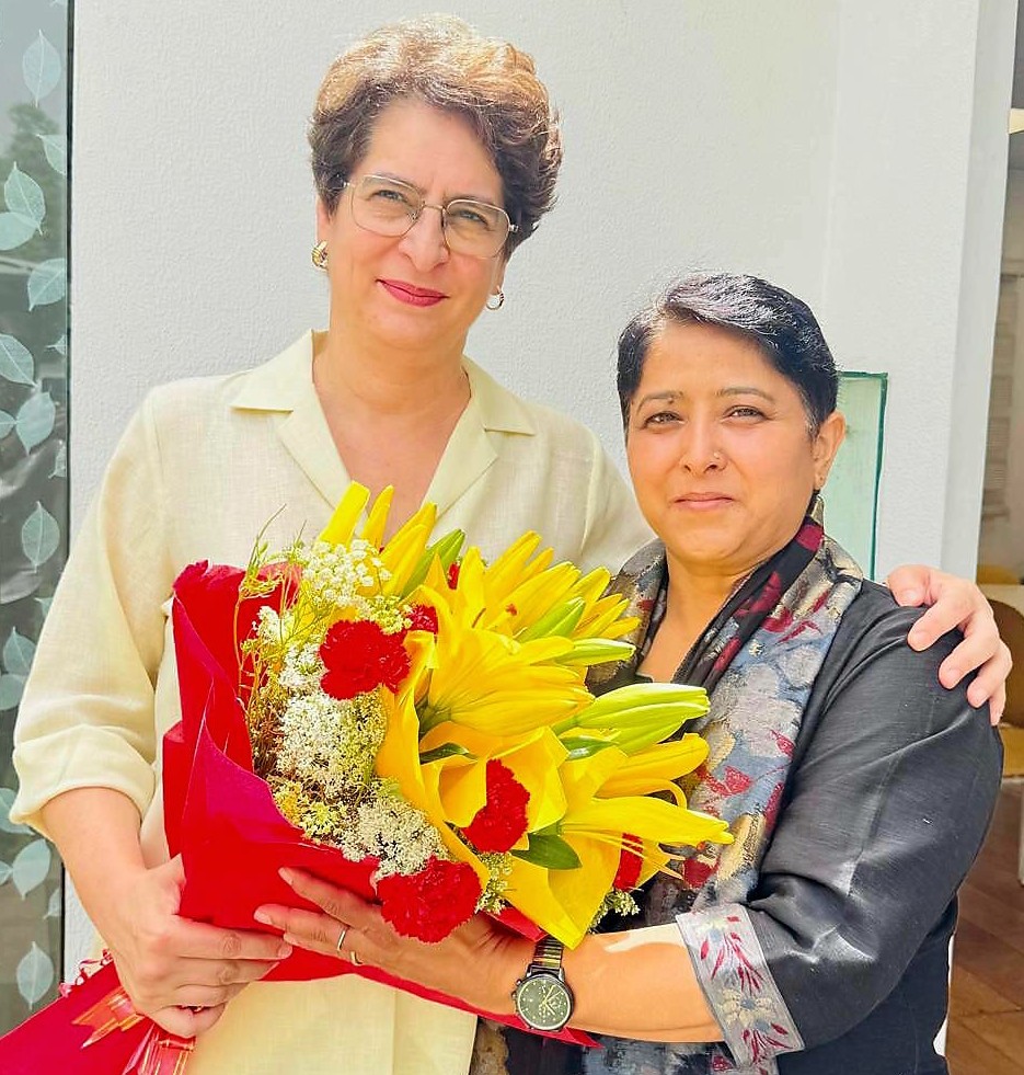 सक्रियता: महिला कांग्रेस की प्रदेश अध्यक्ष ज्योति रौतेला ने दिल्ली में सांसद प्रियंका गांधी से की मुलाकात